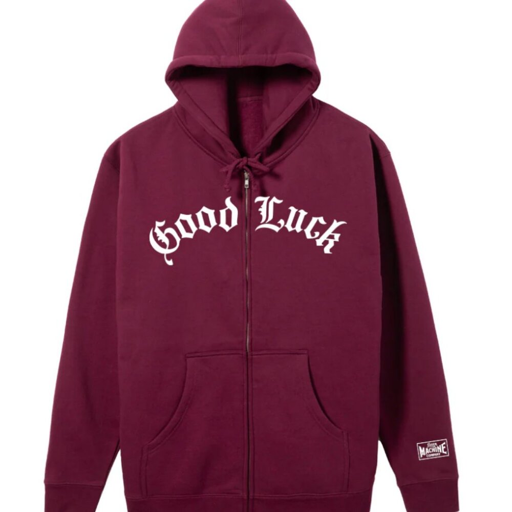 Loser Machine Company Lucky Break Zip Hood Burgundy